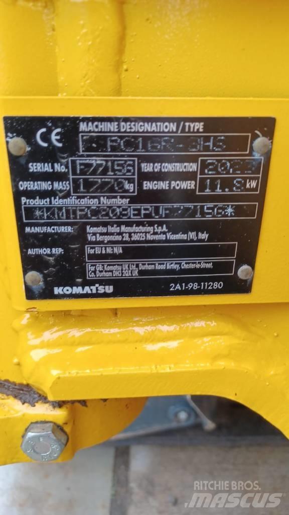 Komatsu PC16R-3HS Minigravemaskiner