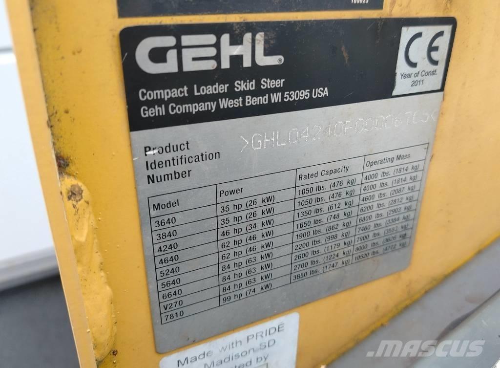 Gehl 4240 E Minilæsser - skridstyret