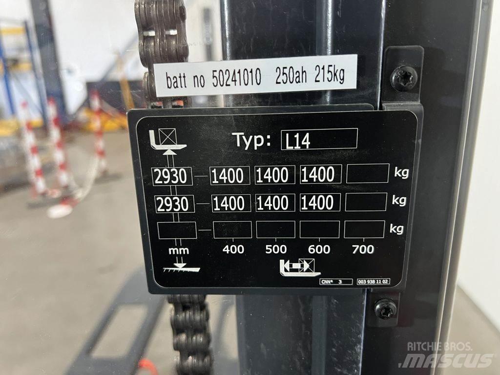 Linde L14 Gaffelstabler med gående fører
