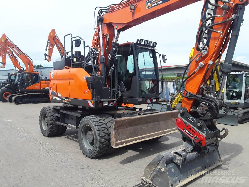 Doosan DX 165 W-5 Gravemaskiner på hjul