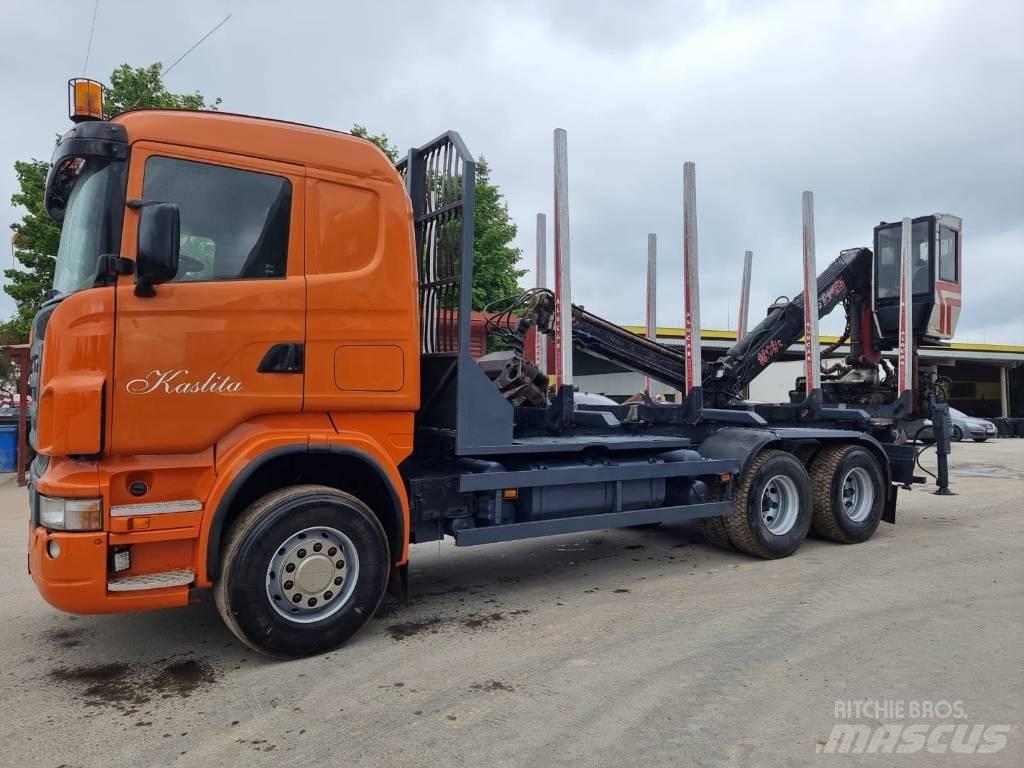 Scania R 580 Tømmertransport