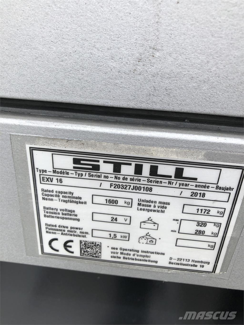 Still EXV 16 Selvkørende stablere