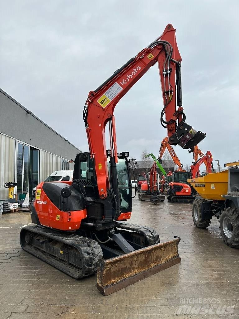 Kubota KX 080-4 Midi-gravemaskiner 7t - 12t