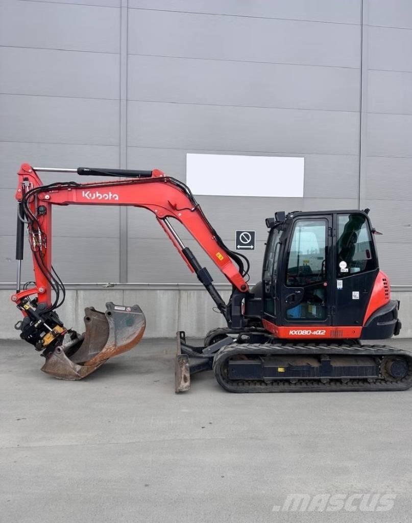 Kubota KX 080-4 Midi-gravemaskiner 7t - 12t