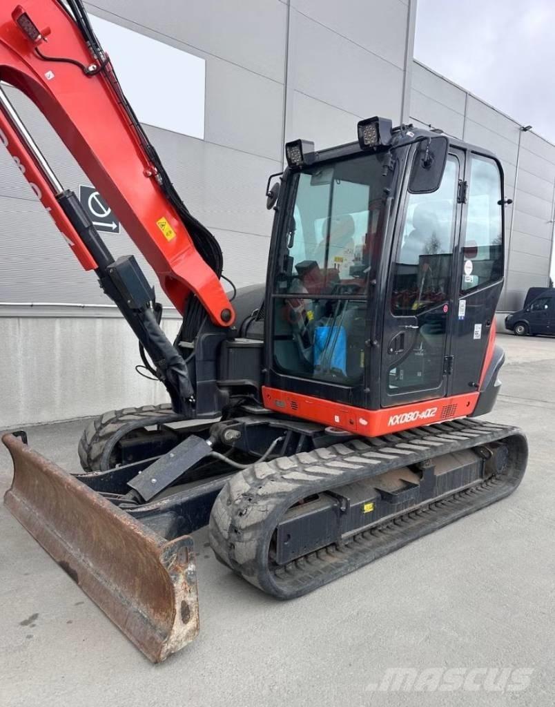 Kubota KX 080-4 Midi-gravemaskiner 7t - 12t