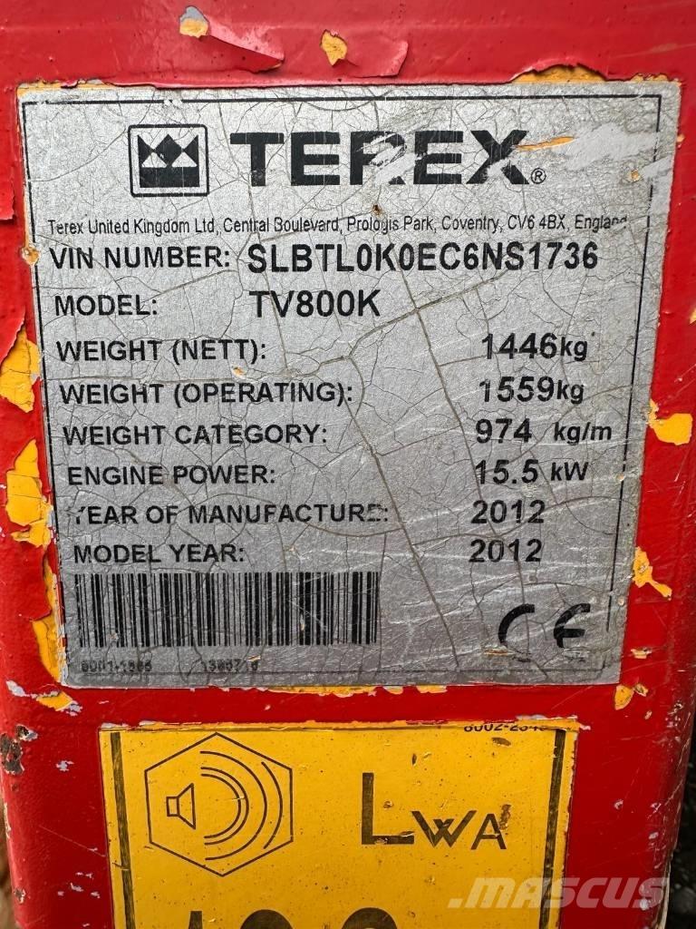 Terex TV 800 Tvilling tromle
