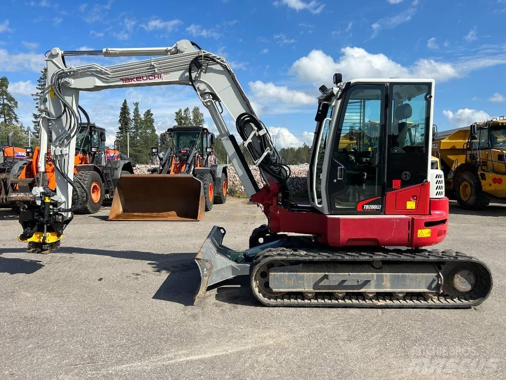 Takeuchi TB280FR Midi-gravemaskiner 7t - 12t
