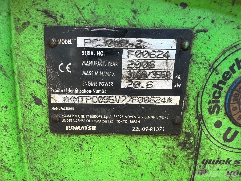 Komatsu PC 30 MR-2 Minigravemaskiner