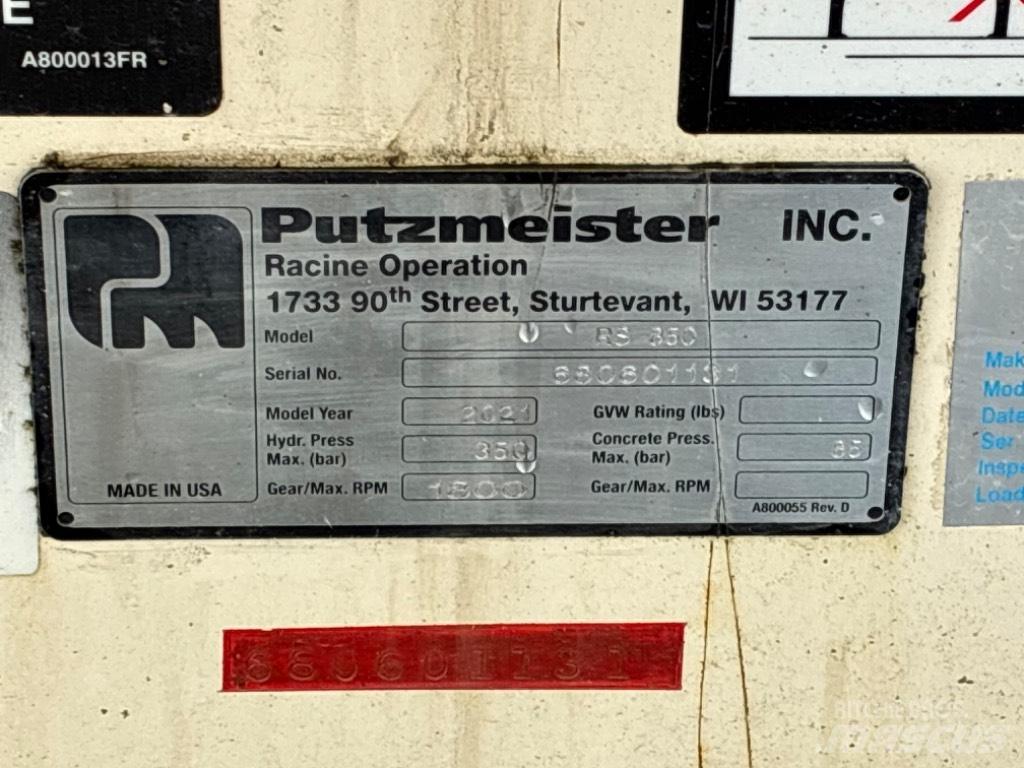 Putzmeister Pedestal Betonpumper
