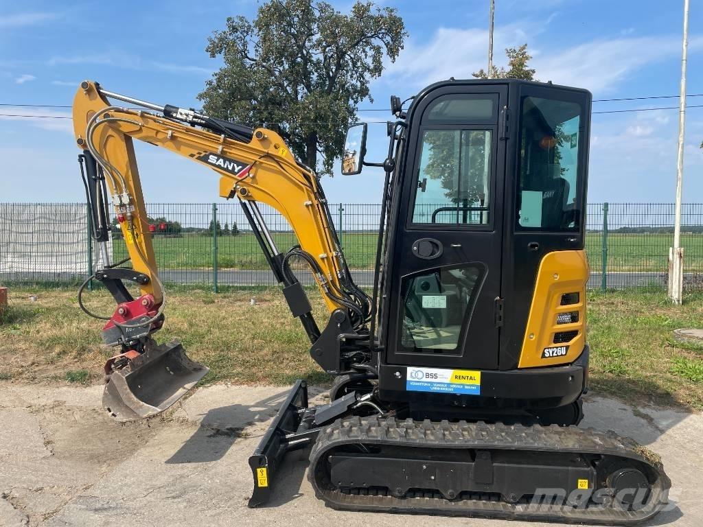 Sany SY 26 U Minigravemaskiner