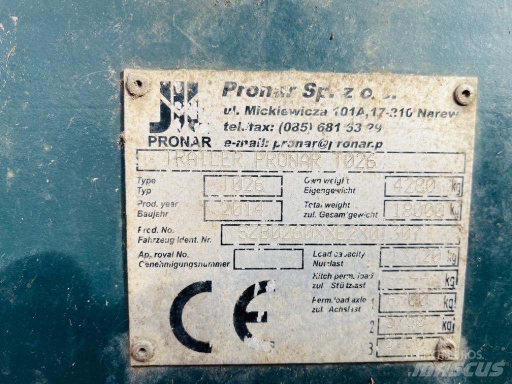 Pronar M026 Ballevogne