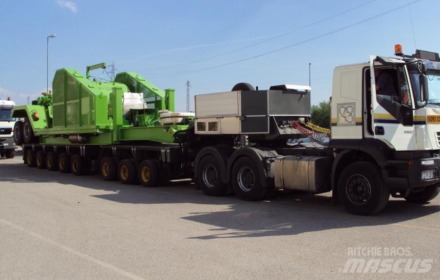  Capperi Semi-trailer med lad/flatbed