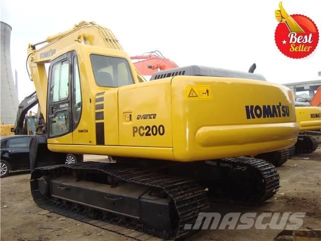 Komatsu PC 200 Gravemaskiner på larvebånd