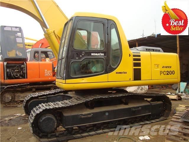 Komatsu PC 200 Gravemaskiner på larvebånd
