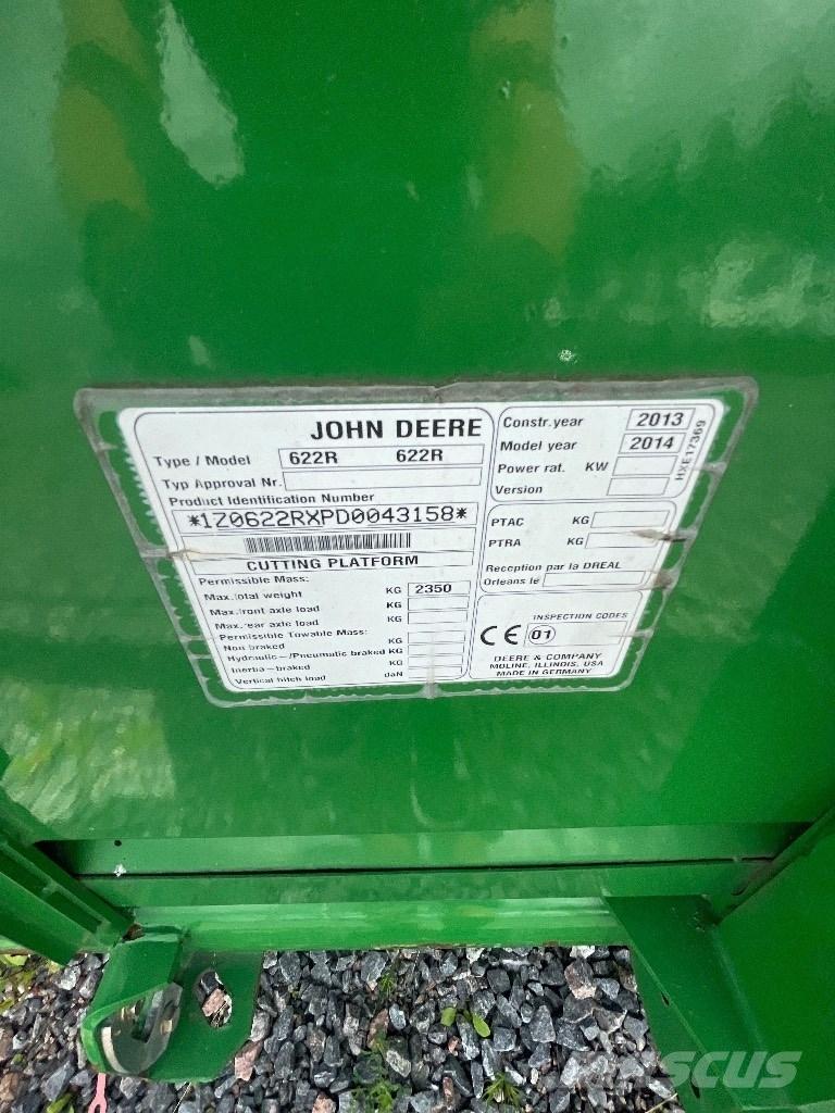 John Deere 622R Hoveder til mejetærskere