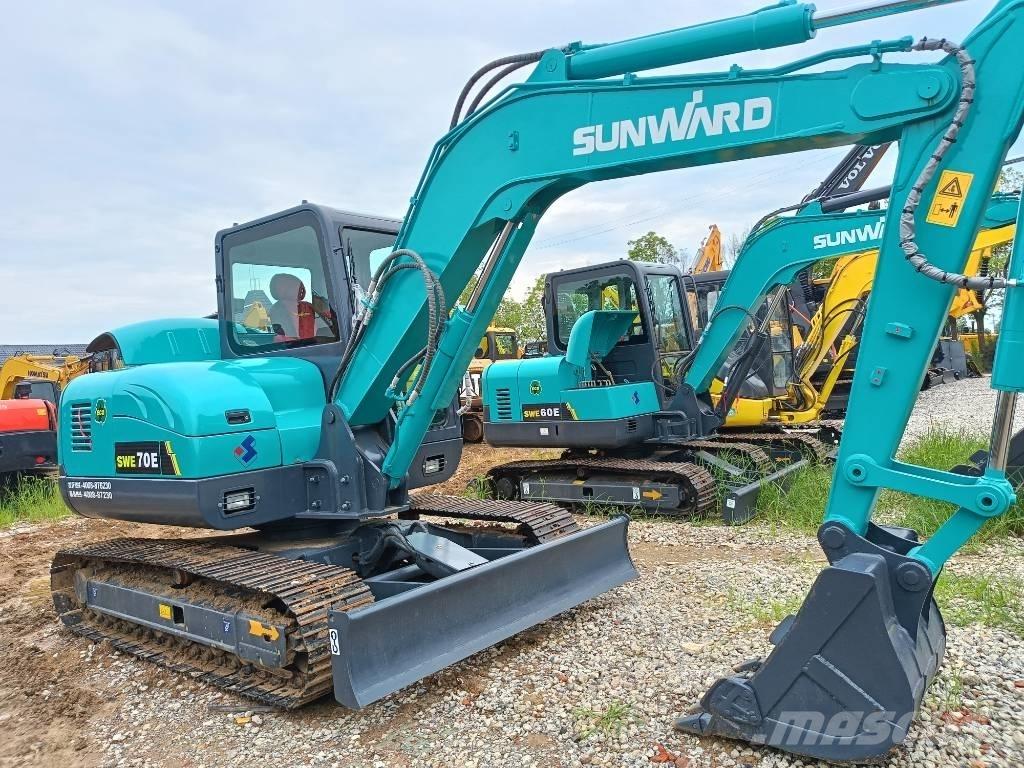 Sunward SWE 70 Gravemaskiner på larvebånd