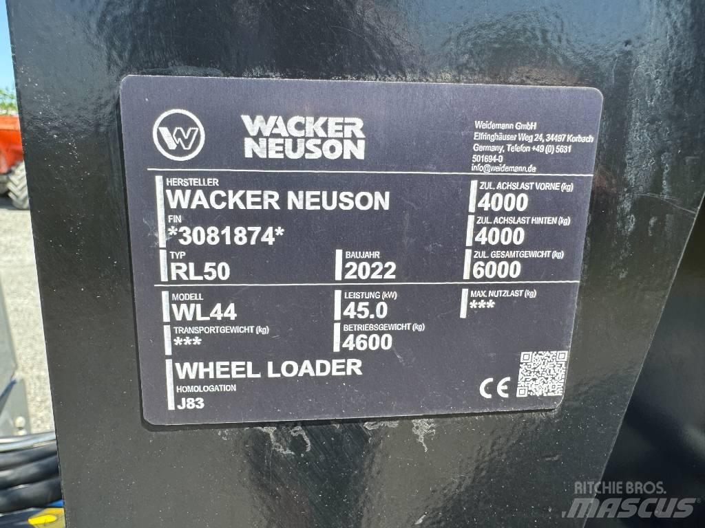 Wacker Neuson WL44 Læssemaskiner på hjul