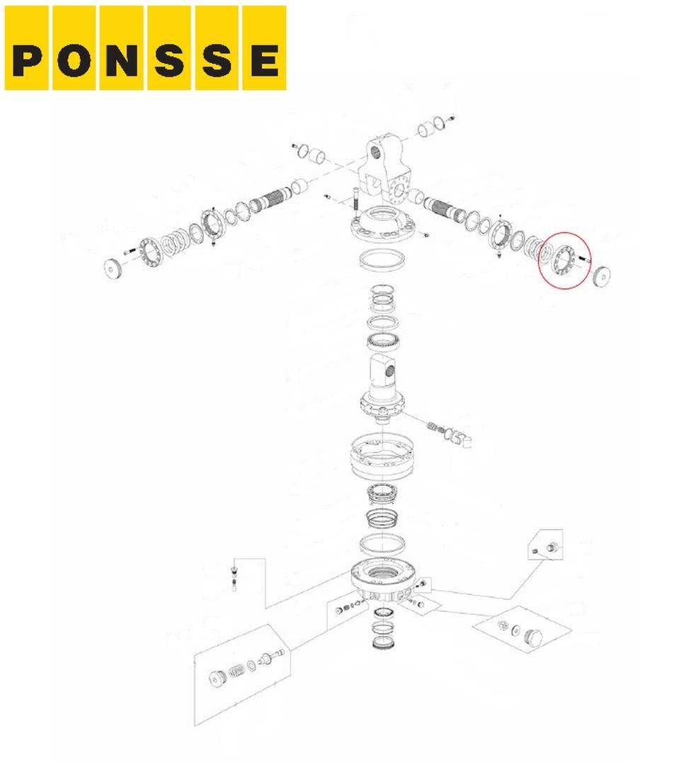 Ponsse 0060881 Kraner til udkørselsmaskiner