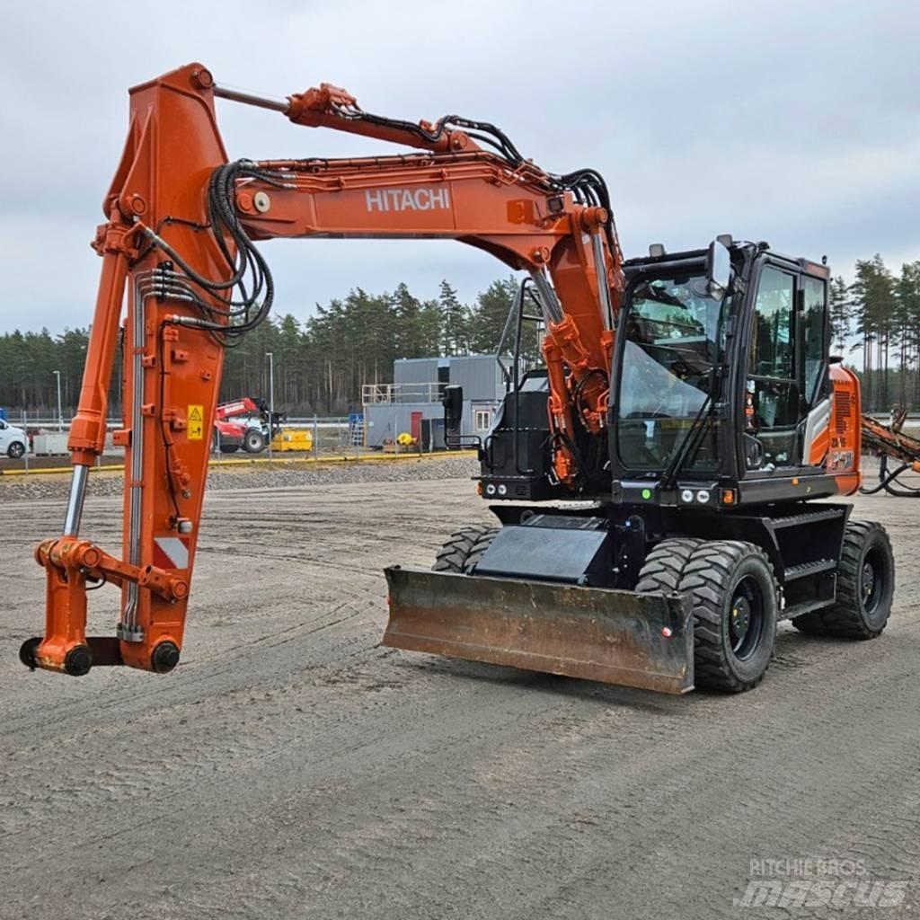 Hitachi ZX 135W Gravemaskiner på hjul