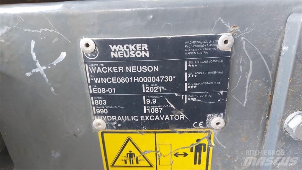 Wacker Neuson 803 Gravemaskiner på larvebånd