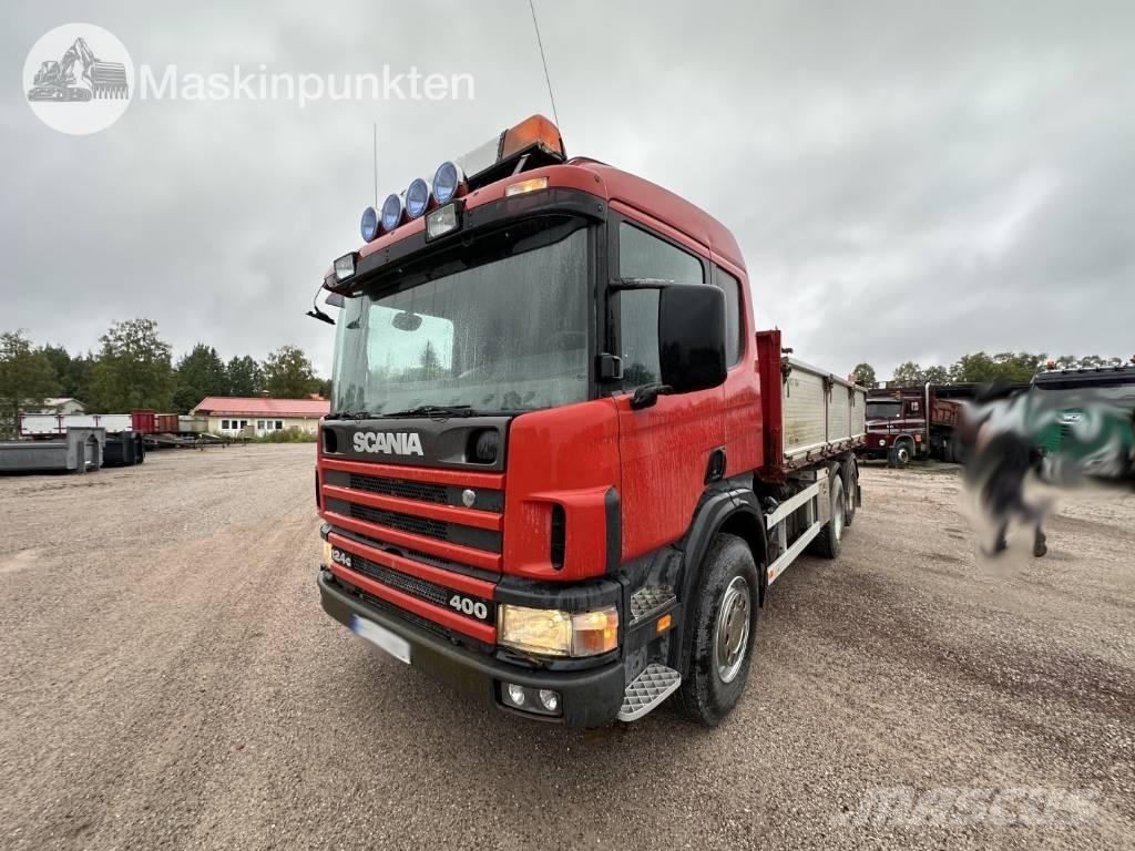Scania 124 G 400 Lastbiler med tip