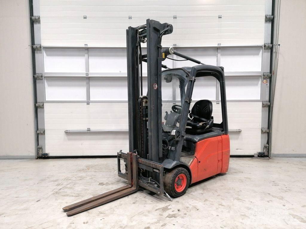 Linde E16C-00 El gaffeltrucks