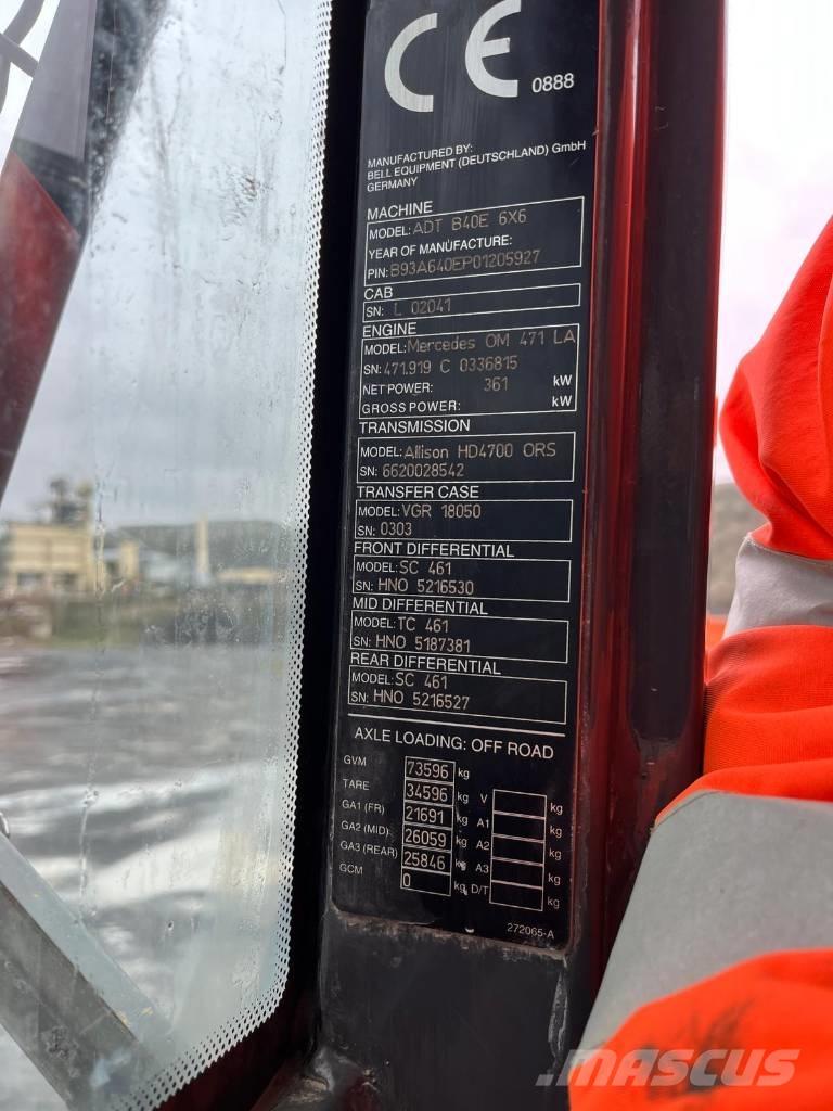 Bell B40 6x6 Terrængående lastbiler