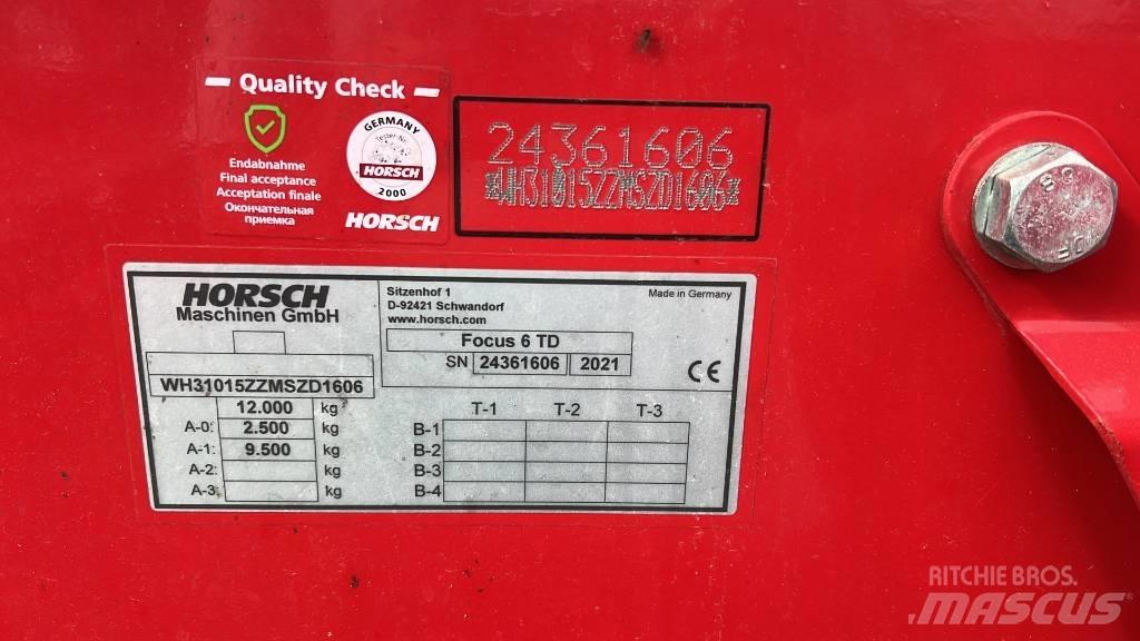 Horsch Focus 6 TD Såmaskine