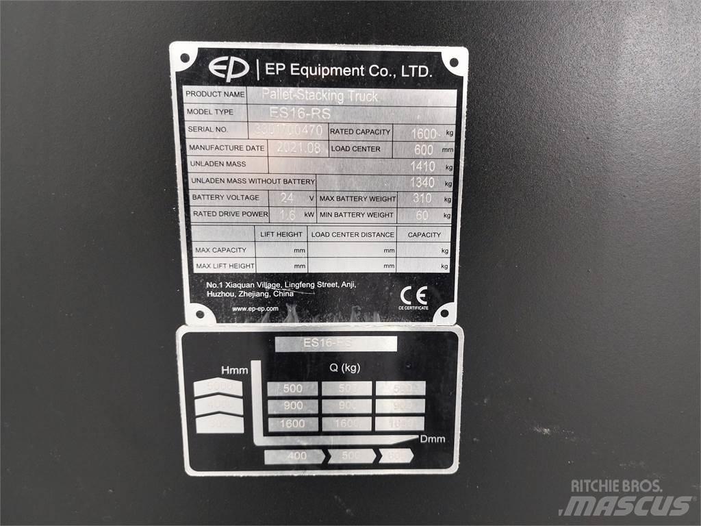  ES16 RSL Litio El-palleløftere med platform