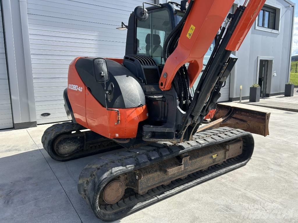 Kubota KX 080-4 Midi-gravemaskiner 7t - 12t