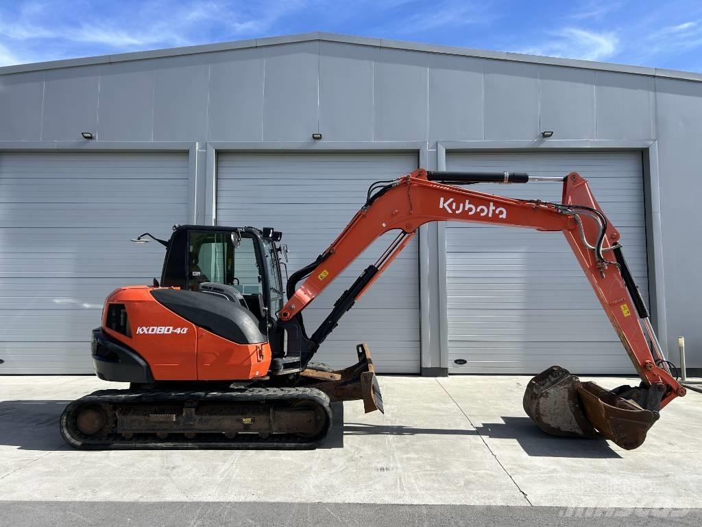 Kubota KX 080-4 Midi-gravemaskiner 7t - 12t