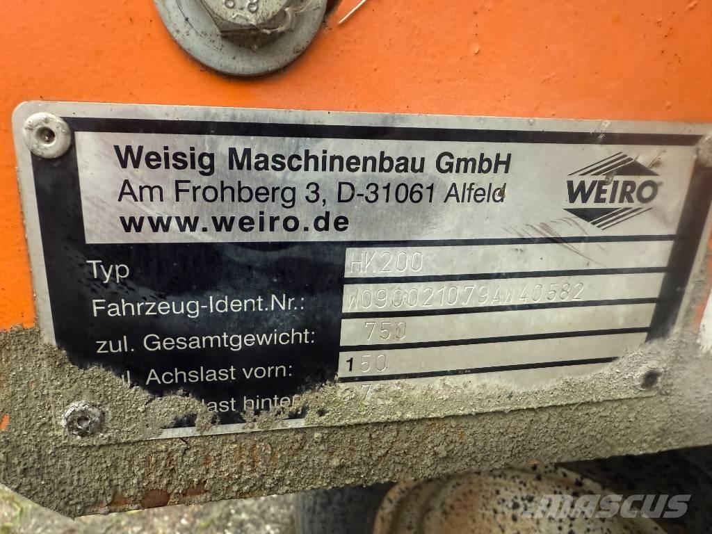 Weiro Bitumensprayer Bitumen maskiner