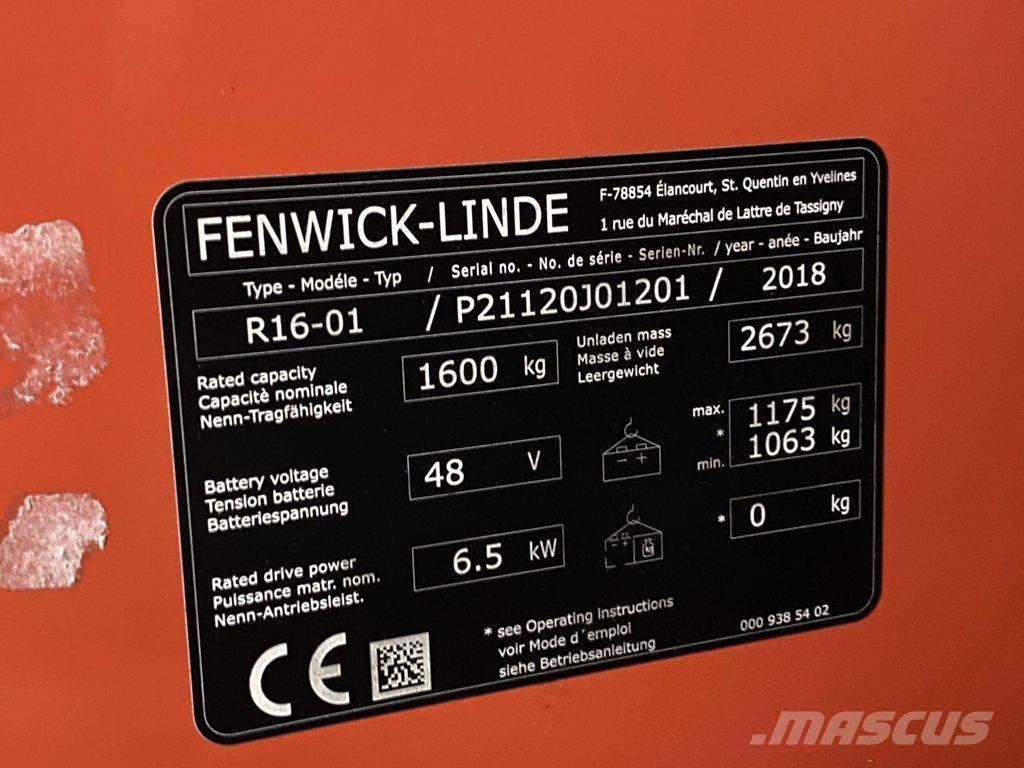 Linde R16-01 Reachtruck