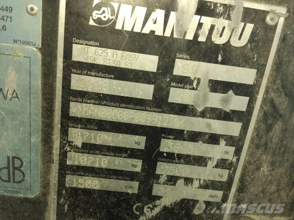 Manitou MT 625 Teleskoplæssere