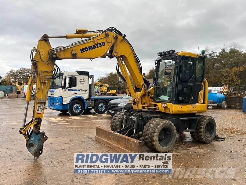 Komatsu PW 98 MR-11 Gravemaskiner på hjul