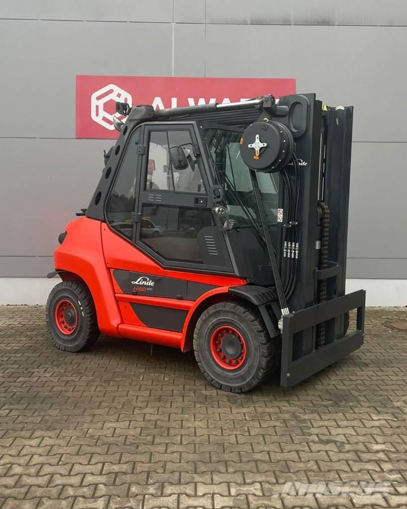 Linde H60T LPG gaffeltrucks