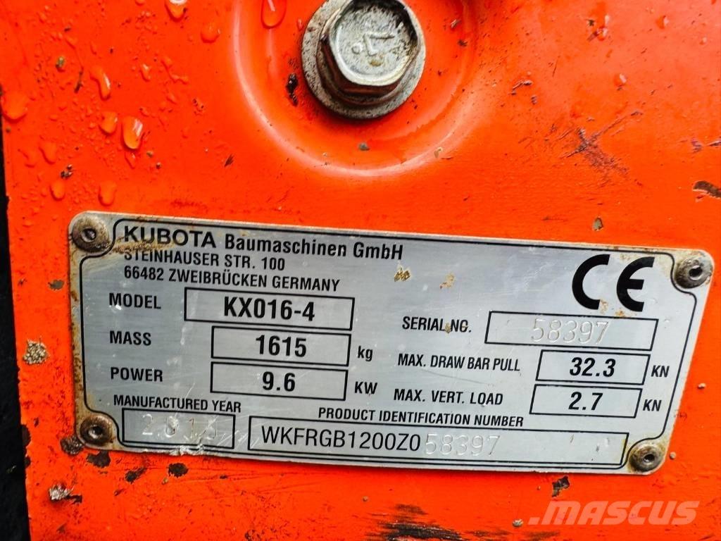 Kubota KX 016-4 Minigravemaskiner