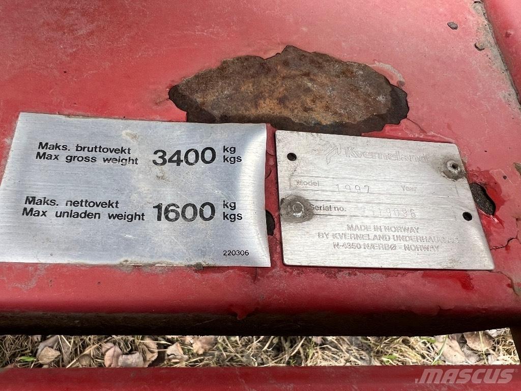 Kverneland UN 7517 Pakkemaskiner