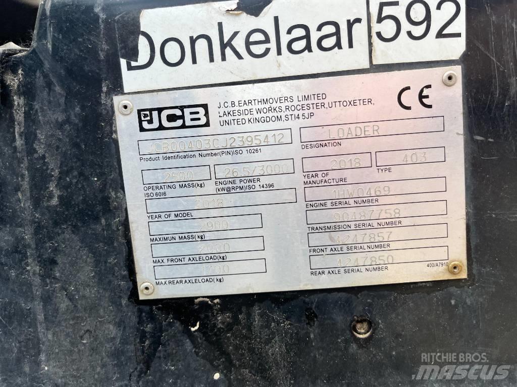 JCB 403 Minilæsser - knækstyret