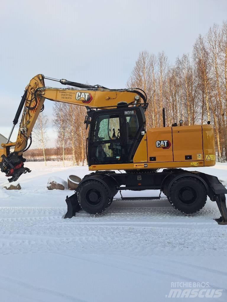 CAT M 318 Gravemaskiner på hjul