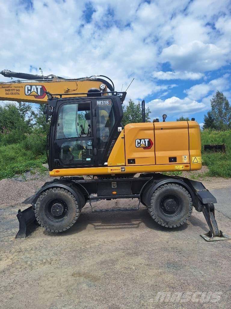CAT M 318 Gravemaskiner på hjul