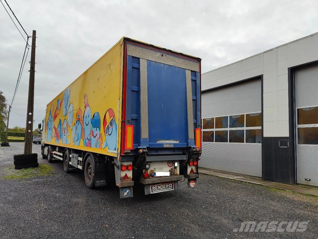Renders X-Steering Semi-trailer med fast kasse