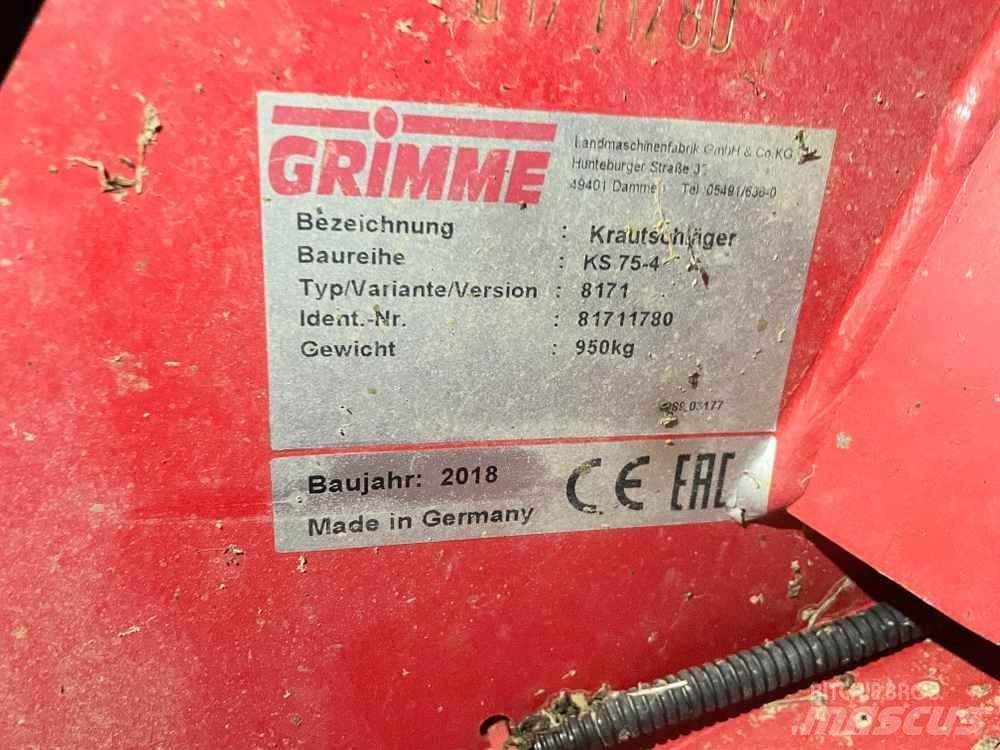 Grimme KS 75-4 Kartoffelmaskiner - Andet udstyr