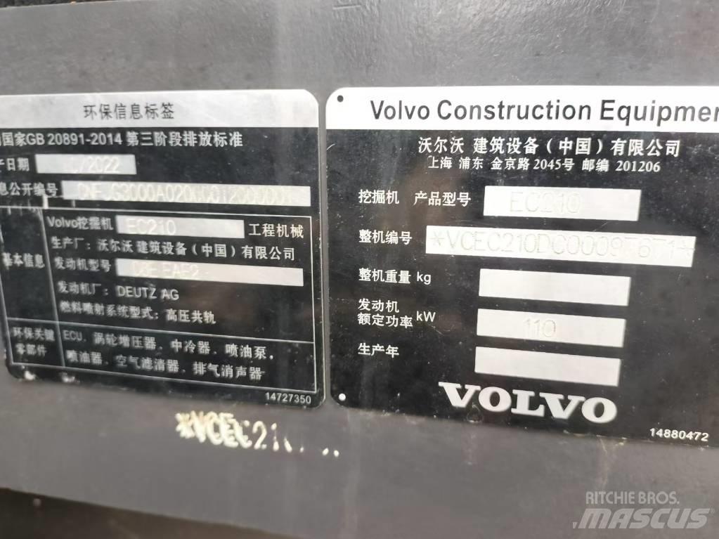 Volvo EC 210 Gravemaskiner på larvebånd