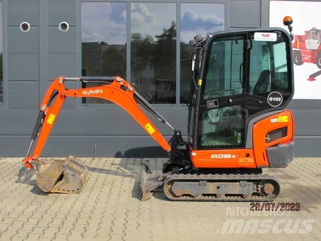 Kubota KX 018-4 Minigravemaskiner