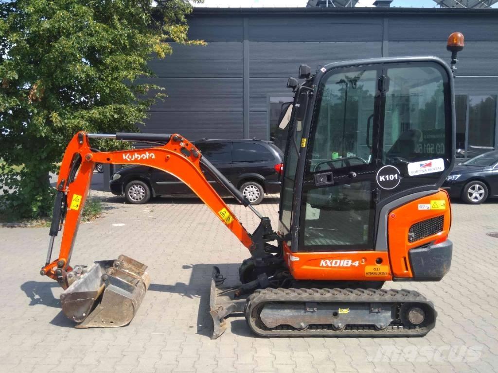 Kubota KX 018-4 Minigravemaskiner