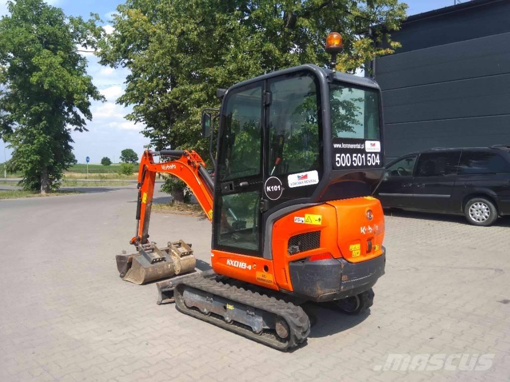 Kubota KX 018-4 Minigravemaskiner