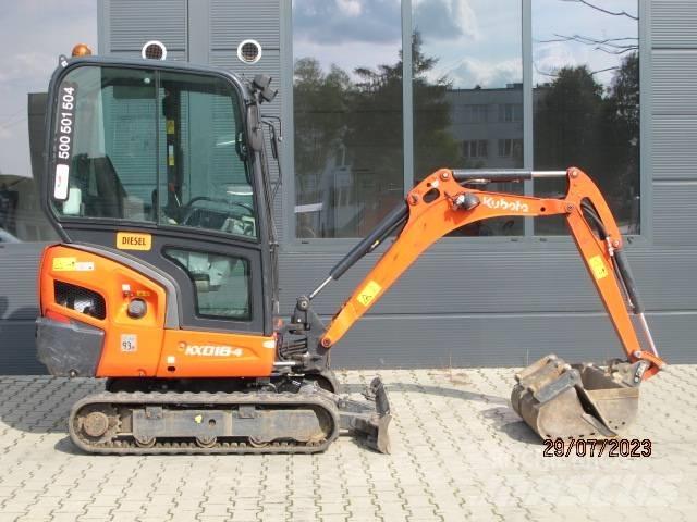 Kubota KX 018-4 Minigravemaskiner