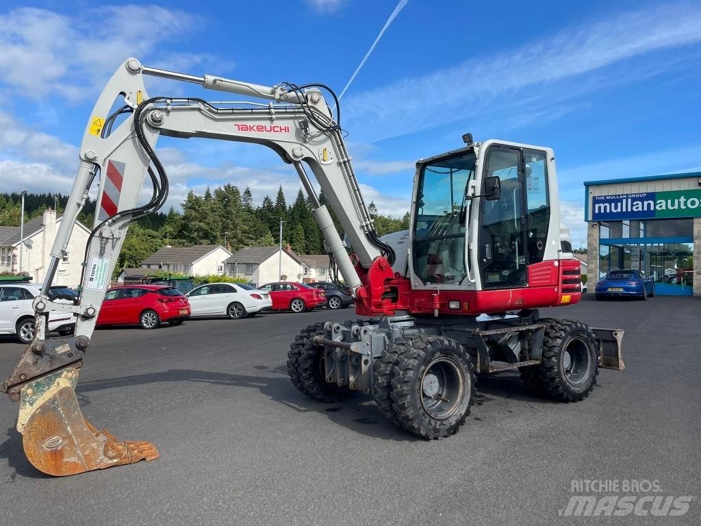 Takeuchi TB295W Gravemaskiner på hjul