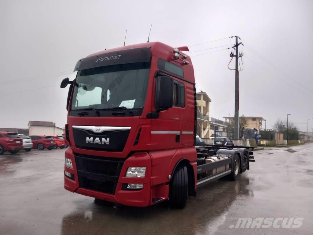 MAN TGX 26.440 Lastbiler med containerramme / veksellad